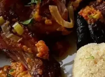 Levraifermier Lapin grillé à la salade fruitée resto bongoo en ligne